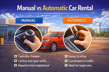 Manual vs Automatic Car Rental